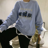 Trizchlor Embroidered cartoon sweater