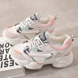 Trizchlor-pring  All-Match Casual White Sports Shoes