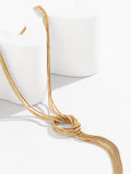 Trizchlor-Tassel Pendant Necklace