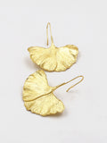 Trizchlor-Ginkgo Leaf Earrings