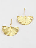 Trizchlor-Ginkgo Leaf Earrings