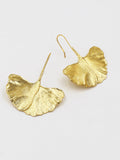 Trizchlor-Ginkgo Leaf Earrings