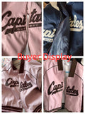 Trizchlor Women Y2K Baseball Jackets Loose Oversized Crop Bomber Coat Ladies Letter Print Sportswear Female Korean Windbreaker Jacket