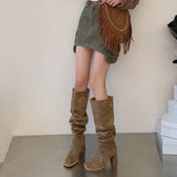 Trizchlor-Boho Fringe Festival Boots