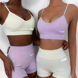 Trizchlor Sexy Casual Camisole and Short 2 Piece Set Women Streewear Fitness Outfit Sportswear Summer Beach Cotton Tracksuit Women