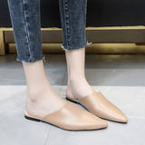 Trizchlor 2022 New Summer Slippers Slip On 5 CM Square Heel Shoes High Heels Women Pumps Slides Sandals 0506