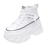 Platform Sneakers Women Autumn Ladies Wedges Casual Shoes For Woman Breathable Sports Dad Shoes 8cm